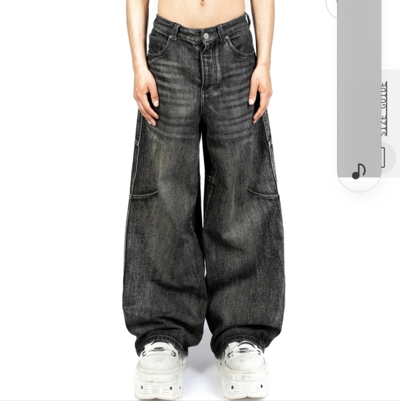 By Loho Other - Men's Black Wide-Leg Jeans